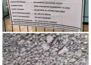 Di Duga Akibat Kelalaian Pengawas Dan Tim Komisi Dinas PRKP Proyek Peningkatan Jalan Yang di Kerjakan CV Eiliya Putri Perkasa Bisa Lolos Dikomisi