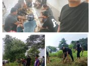 Sekdes Anom Suara bersama Masyarakat Gelar Pembersihan Rumput Lapangan Bola Pulokalapa.