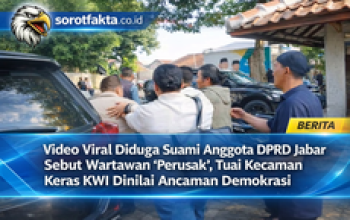 Video Viral Diduga Suami Anggota DPRD Jabar Sebut Wartawan “Perusak”, Tuai Kecaman Keras KWI