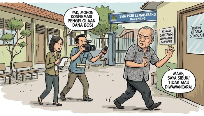 Anomali Dana BOS SMK PGRI Lemahabang: Anggaran Siswa “Sekarat”, Biaya Admin “Meroket”