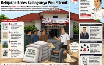 Benih Bantuan Diduga Dialihkan Jadi Beras, Kebijakan Kades Kalangsurya Picu Polemik