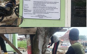Proyek Pemagaran Kantor Kecamatan Purwasari Disorot, Pekerja Mengaku Tidak Diberi APD