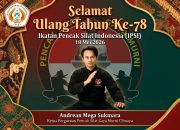 Ketua Perguruan Pencak Silat Gaya Murni Cibuaya Ucapkan Selamat HUT IPSI ke-78