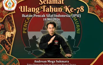 Ketua Perguruan Pencak Silat Gaya Murni Cibuaya Ucapkan Selamat HUT IPSI ke-78