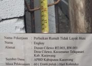 Proyek Rulahu di Telagasari Karawang Diduga Tak Sesuai RAB, Pengawas Disebut Tak Pernah Turun Lokasi