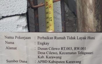 Proyek Rulahu di Telagasari Karawang Diduga Tak Sesuai RAB, Pengawas Disebut Tak Pernah Turun Lokasi