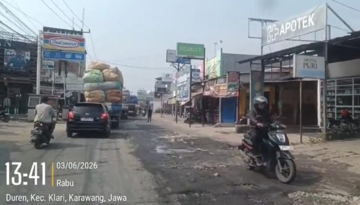 Jalan Kosambi–Telagasari Berlubang Parah, Masyarakat Pertanyakan Kewajiban Pajak dan Layanan Publik