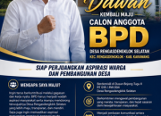 Dawan Kembali Maju sebagai Calon BPD Rengasdengklok Selatan, Siap Perjuangkan Aspirasi Warga dan Pembangunan Desa