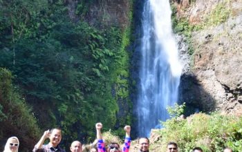 Plt. Bupati Pekalongan Bersama Forkopimda Naik Sepeda Motor Tinjau Infrastruktur dan Destinasi Wisata di Petungkriyono