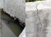 Diduga Curi Start dan Kualitas Buruk, Proyek Normalisasi Saluran Cidawolong Karawang Disorot