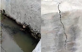 Diduga Curi Start dan Kualitas Buruk, Proyek Normalisasi Saluran Cidawolong Karawang Disorot