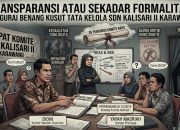 Transparansi atau Sekadar Formalitas? Mengurai Benang Kusut Tata Kelola SDN Kalisari II Karawang