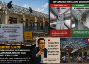 Diduga Tak Sesuai RAB, Pemasangan Baja Ringan SDN Sukamulya 2 Dinilai Ancam Keselamatan Siswa