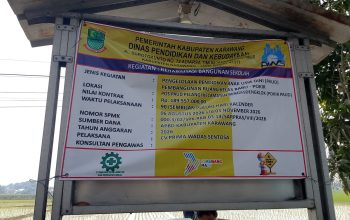 Pembesian Diduga Tak Sesuai RAB, Proyek PAUD di Rengasdengklok Kabid Sarpras  Agar Evaluasi