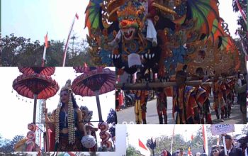 Pemdes Desa Tamansari Gelar  acara Kirab Budaya Karnapal Dalam Rangka Memperingati  HUT RI Ke 81.