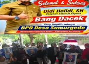 SEKJEN  DPP Ormas  Buas Adipati SingaPerbangsa Kabupaten Karawang  ,Ucapkan Selamat Atas Terpilihnya Asep Dacek Jadi Anggota BPD Desa Sumurgede