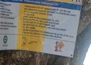 Proyek Pemagaran TPU Bangkuang Rp198 Juta Disorot, Diduga Dikerjakan Asal Jadi