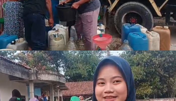 Kekeringan Melanda Cintalanggeng, H. Ahmad Suprapto/Rewog Salurkan Ribuan Liter Air Bersih untuk Warga