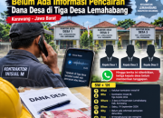 Kontraktor Inisial M Keluhkan Belum Ada Informasi Pencairan Dana di Tiga Desa kecamatan Lemahabang