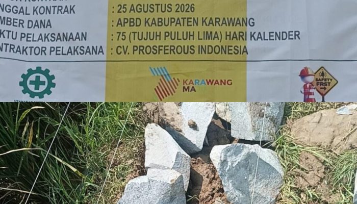 Proyek Pemagaran TPU Rp198 Juta di Wancimekar Disorot, Pemasangan Pondasi Diduga Tanpa Lantai Kerja