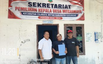 Priatna Jadi Pendaftar Pertama Pilkades Mekarmaya, Tegaskan Kesiapan Bawa Gagasan Perubahan