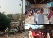 Sebanyak 20 Orang ,Anak -Anak Yatim Dan Jompo ,Menerima Santunan Dan Bingkisan Dari Pihak Pelaksana Proyek Jembatan Cicangor