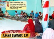 Ketua DPC Gerindra Karawang Bapak AJANG SUPANDI S.H Gelar Masa Reses III Dapil VI