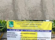 Emplacement Masjid Al-Furqon Baru Sebulan Sudah Retak Warga Pertanyakan Kualitas Pekerjaan