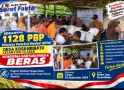 1.128 PBP Desa Kosambibatu Terima Bantuan Beras, Penyaluran Berjalan Kondusif