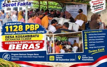 1.128 PBP Desa Kosambibatu Terima Bantuan Beras, Penyaluran Berjalan Kondusif