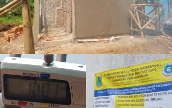 Proyek MCK di Purwajaya Disorot, Dugaan Pembesian Melenceng Dari Aturan