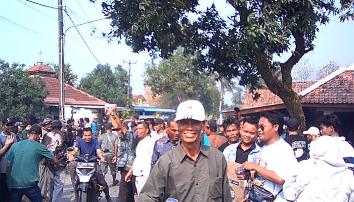 Sorak -Sorai  Para Kader Simpatisan H.Asep Wijaya Menyambut Hasil Kemenangan Pilkades Karangmulya 2026-2034.