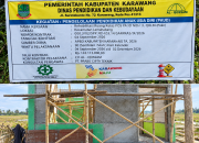 Proyek PAUD Di Lemahabang Dipertanyakan Dugaan Di Lahan Pengairan