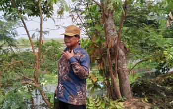 Kades Kedungjeruk Turun ke Lapangan, Bersihkan Irigasi Demi Lancarnya Aliran Air ke Sawah