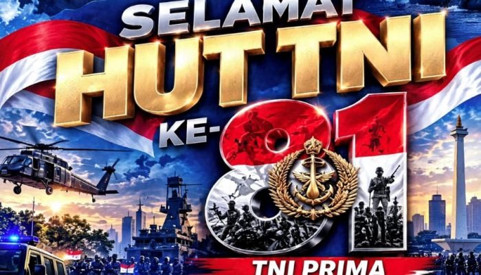 HUT TNI ke-81, Sekjend DPP ORMAS BUAS : TNI adalah Benteng Terakhir dan Kebanggaan Rakyat