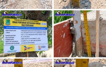 Proyek Jalan Usaha Tani Rp323,5 Juta di Cilebar Disorot, Ketebalan Hamparan Beskos Dipertanyakan