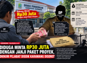 Diduga Minta Rp30 Juta dengan Janji Paket Proyek, Oknum Pejabat Disdik Karawang Disorot