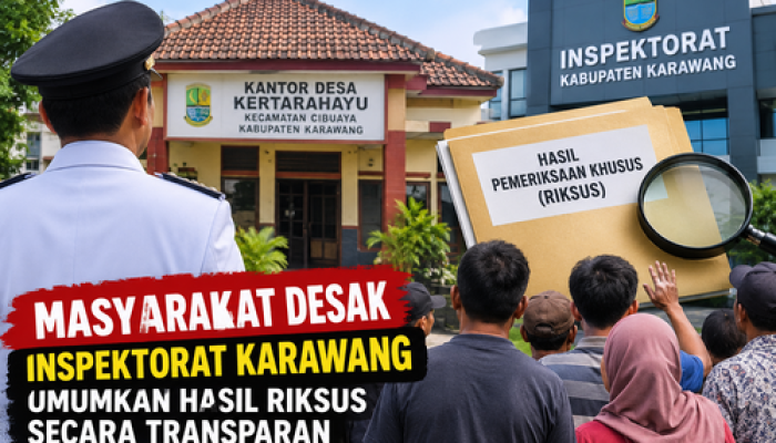 Masa Akhir Jabatan Kades Kertarahayu, Masyarakat Desak Inspektorat Karawang Umumkan Hasil Riksus Secara Transparan
