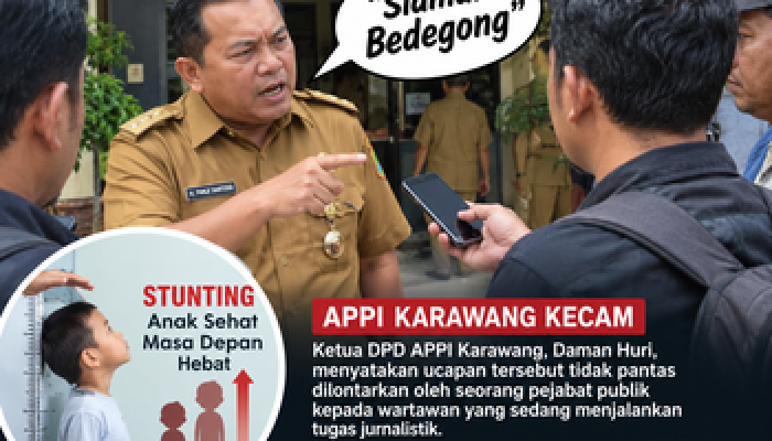 ‎Camat Rengasdengklok Sebut Wartawan “Bedegong” Saat Dikonfirmasi Soal Stunting, APPI Karawang Kecam*